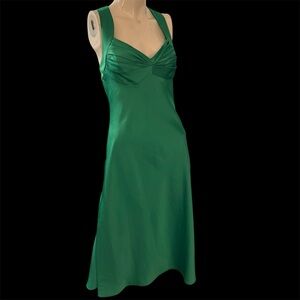 Calvin Klein Shimmering Green Dress